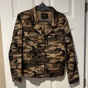 Sanctuary Women's Camo Utility Jacket - Brown Camo